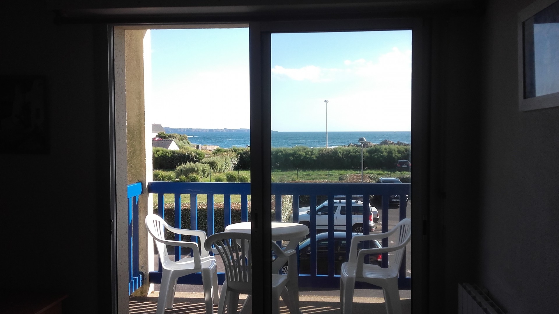 Vue de l'intérieur sur l'Ile de Groix