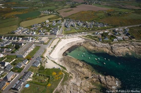 Vue aérienne du Courégant